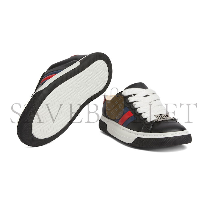 GUCCI WOMEN'S GUCCI ACE SNEAKER WITH WEB 806633 GUCCI WOMEN'S GUCCI ACE SNEAKER WITH WEB 806633